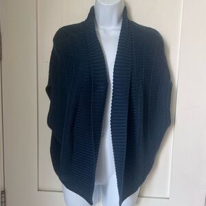 GAP Women's Teal Open-Front Dolman Sleeve Cardigan Cozy Winter Sweater XS/S